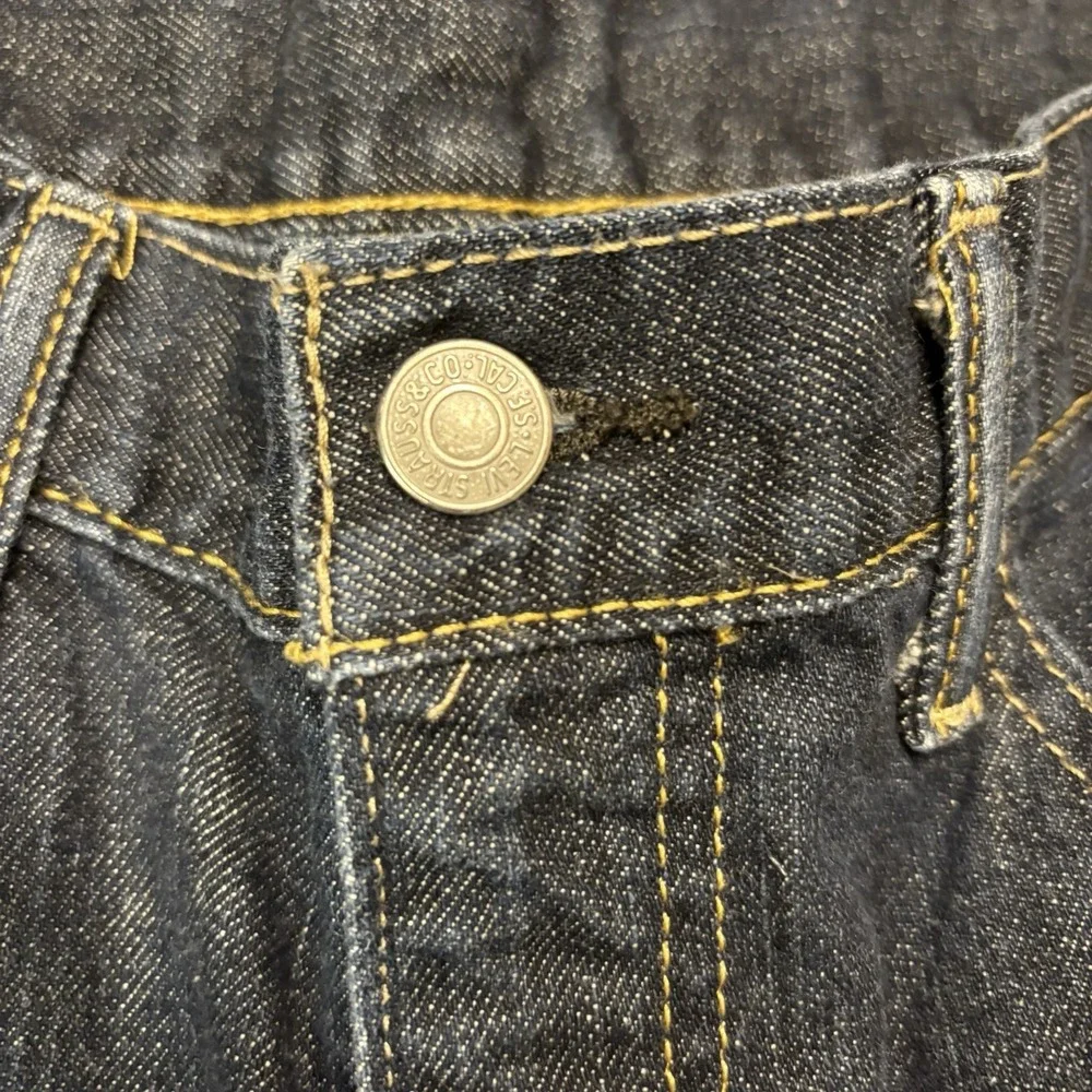 Levis 514 Straight Fit Men's 36Wx32L Dark Wash Blue‎ Denim Jeans 100% Cotton